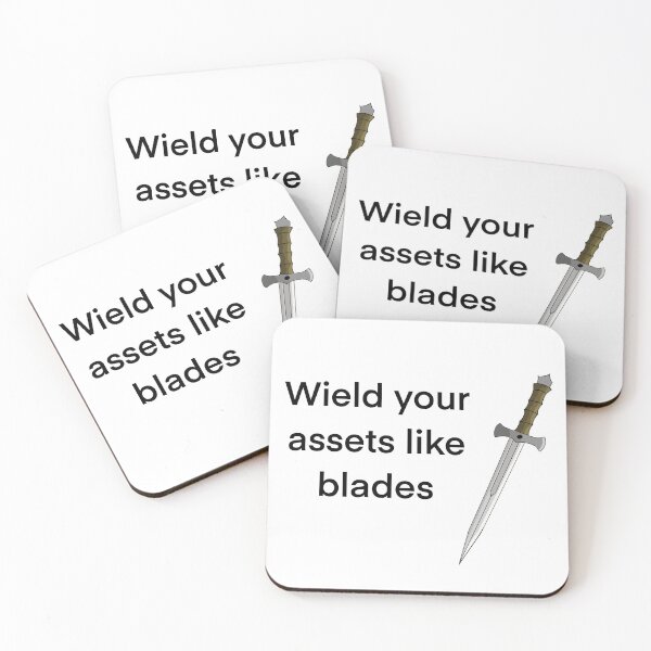 Item preview, Wield your assets like blades designed and sold by ElfyshBooks.