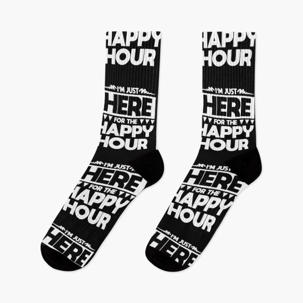 Item preview, "I'm Just Here for the HAPPY HOUR" Funny Gift designed and sold by MascotCulture.