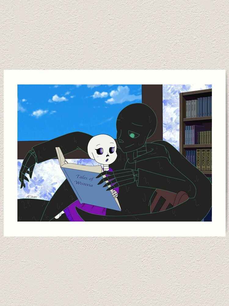 Nightmare Sans (blushing) Photographic Print for Sale by