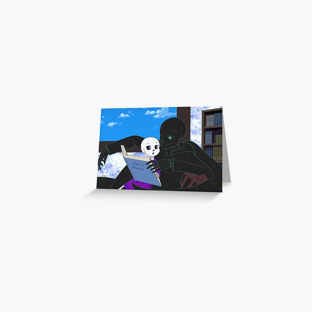 Nightmare Sans and Dream Sans Greeting Card by CoraWARD