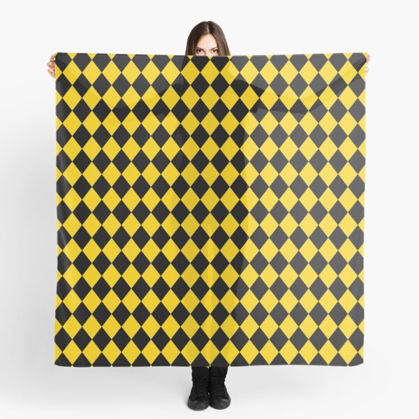 Black and Yellow Harlequin Pattern | Leggings