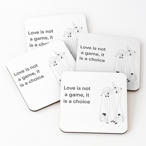 Item preview, Love is not a game, it is a choice designed and sold by ElfyshBooks.
