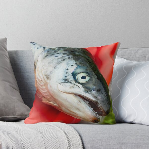 Item preview, raw salmon fish  designed and sold by Claraveritas.