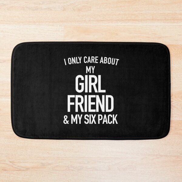 Item preview, I Only Care About My Girlfriend And My Six Pack For Couple  designed and sold by JooArtPrints  ★★★★★.