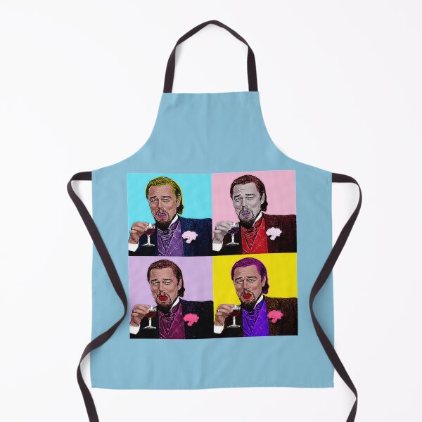 Item preview, Leonardo DiCaprio Laughing meme in Andy Warhol pop art style   designed and sold by ColorLabPrintZ.