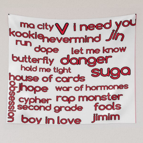 Item preview, BTS - songs cases and more designed and sold by 56Lovely56.