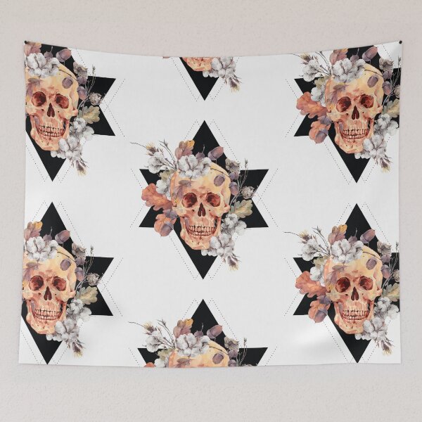 Item preview, boho skull print designed and sold by Best-Designers.