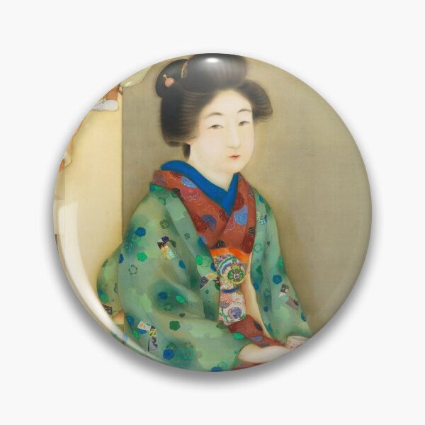 Item preview, Classical Japanese Art: Female Chanter by Arai Kou designed and sold by Naturalist Prints.