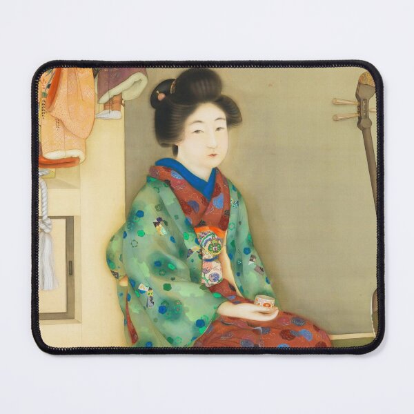 Item preview, Classical Japanese Art: Female Chanter by Arai Kou designed and sold by Naturalist Prints.