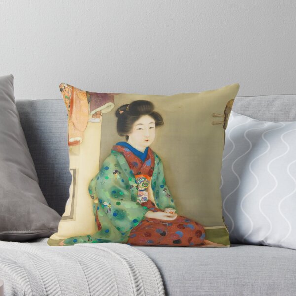 Item preview, Classical Japanese Art: Female Chanter by Arai Kou designed and sold by Naturalist Prints.