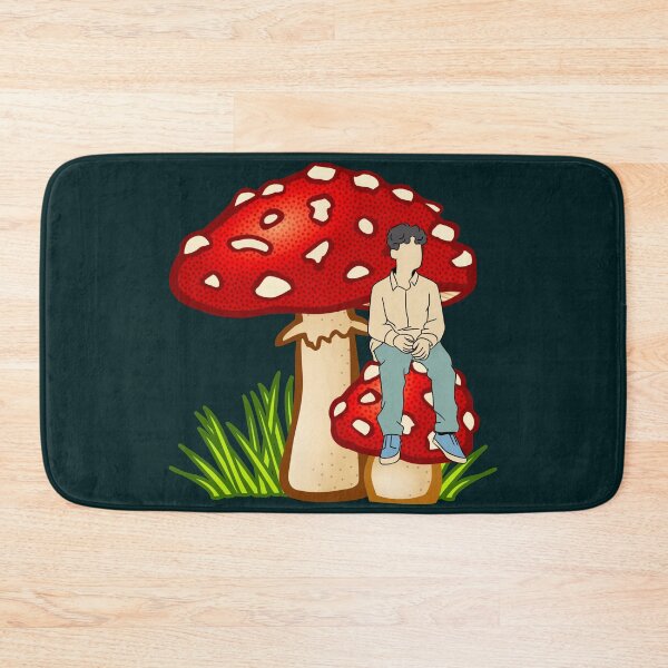 Item preview, Un, niño, sentado, en, un, hongo rojo designed and sold by ramazis.
