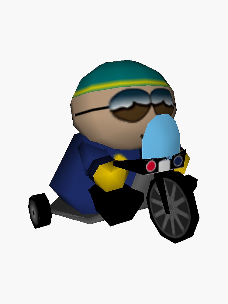 Eric Cartman South park roblox meme face Sticker for Sale by