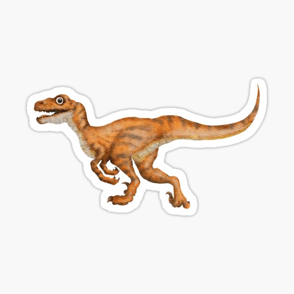 Stickers Dinosaure Velociraptor