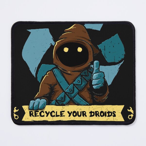 Item preview, Recycle your droids - Jawa Classic T-Shirt.png designed and sold by KirkCarlton.