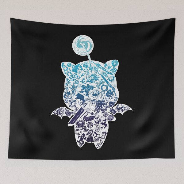 Item preview, Moogle-verse (blue) Classic T-Shirt designed and sold by Myeseney.