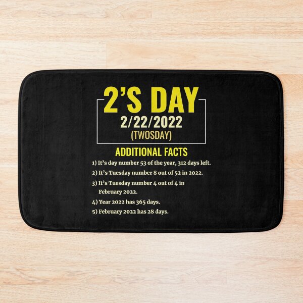 Item preview, 2's Day Twosday Tuesday February 22nd 2022 2/22/22 designed and sold by CuteDesigns1.