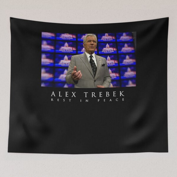 Item preview, RIP Alex Trebek, Alex Trebek rip, Alex Trebek rest in peace, Alex Trebek, Jeopardy, Alex Trebek Jeop designed and sold by Saraurnham.