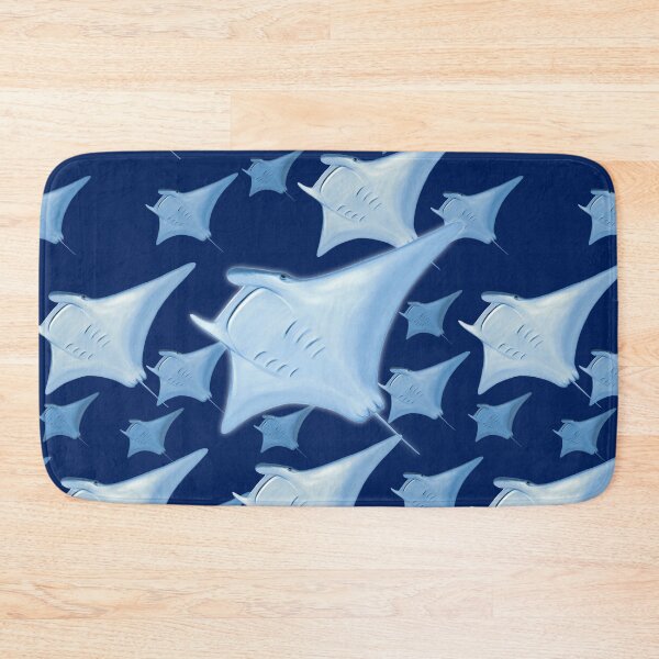 Item preview, Blue Manta Ray Pattern designed and sold by TMBTM.