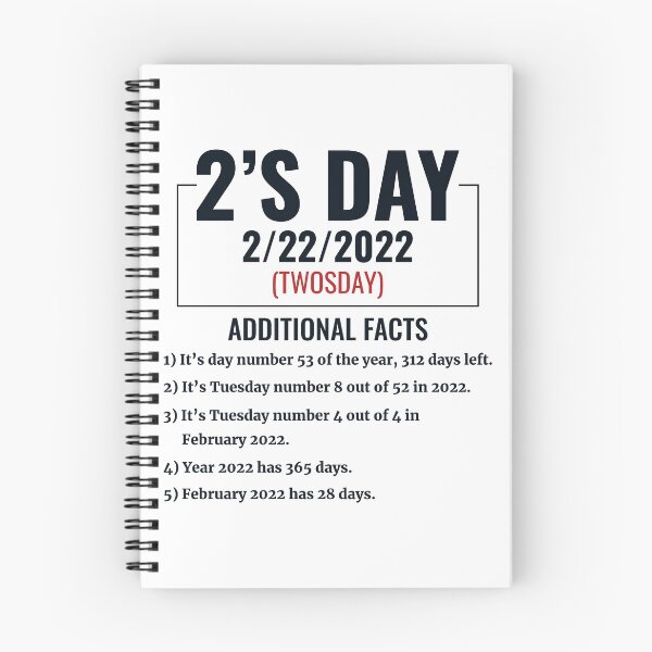 Item preview, 2's Day Twosday Tuesday February 22nd 2022 2/22/22 designed and sold by CuteDesigns1.