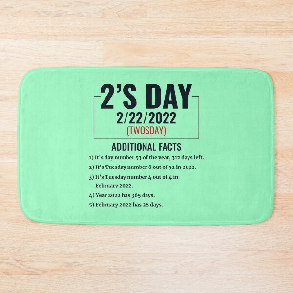 Item preview, 2's Day Twosday Tuesday February 22nd 2022 2/22/22 designed and sold by CuteDesigns1.