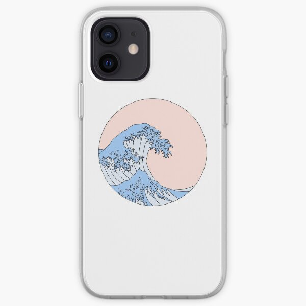 aesthetic wave iPhone Soft Case