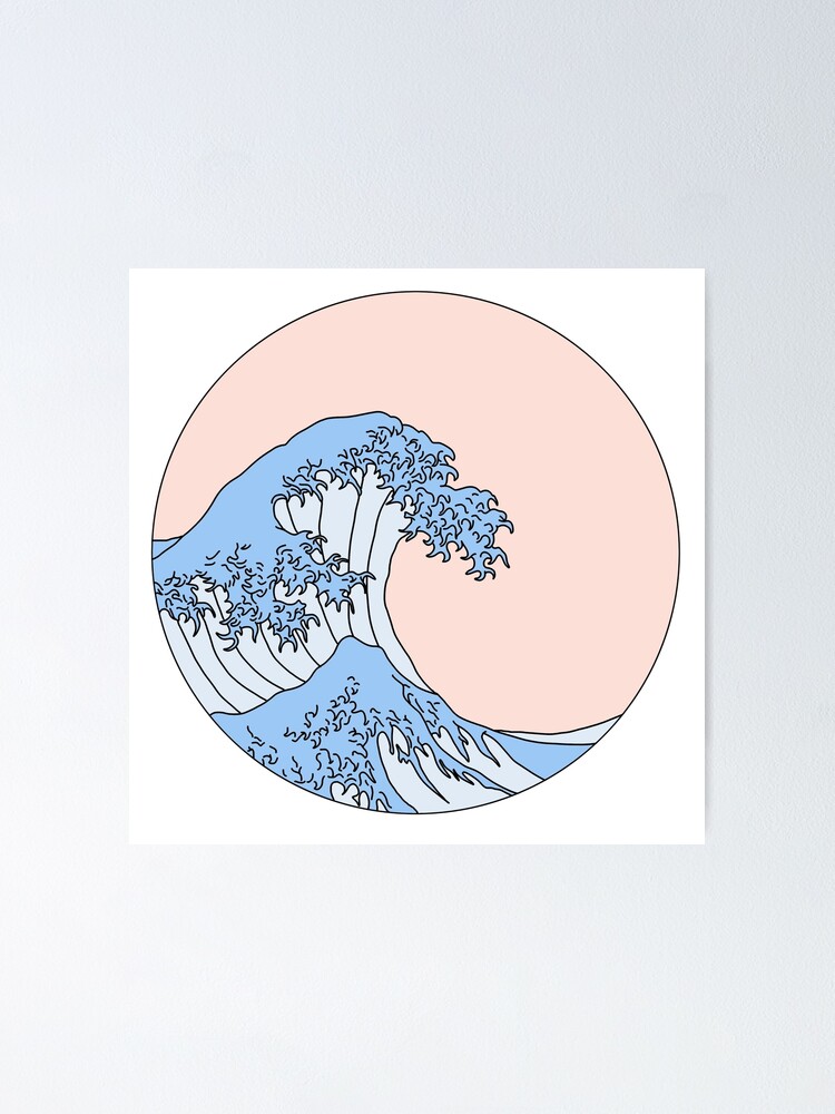 Alternate view of aesthetic wave Poster