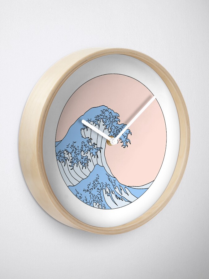 Alternate view of aesthetic wave Clock