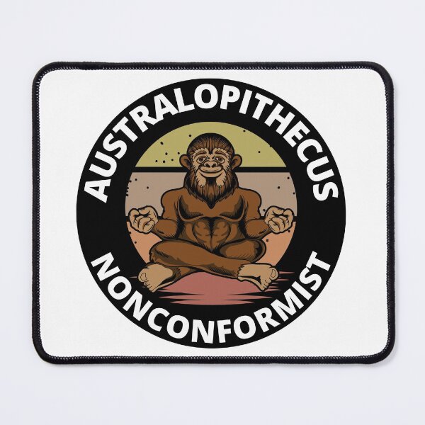 Item preview, Funny Australopithecus Nonconformist Meditating Bigfoot designed and sold by RGRamsey.