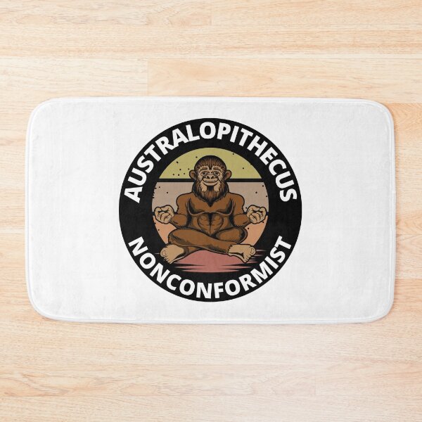 Item preview, Funny Australopithecus Nonconformist Meditating Bigfoot designed and sold by RGRamsey.