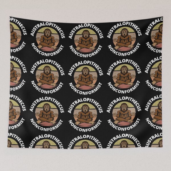 Item preview, Funny Australopithecus Nonconformist Meditating Bigfoot designed and sold by RGRamsey.