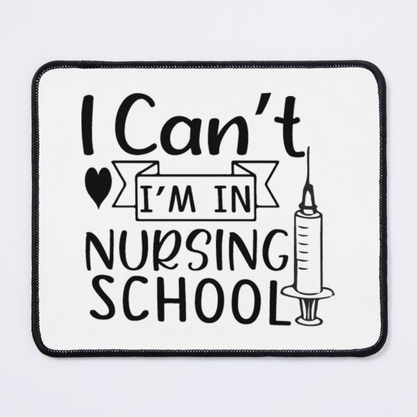 Item preview, I Can't I'm In Nursing School designed and sold by AuroraApparel.