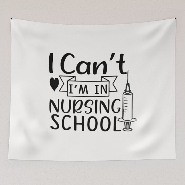 Item preview, I Can't I'm In Nursing School designed and sold by AuroraApparel.