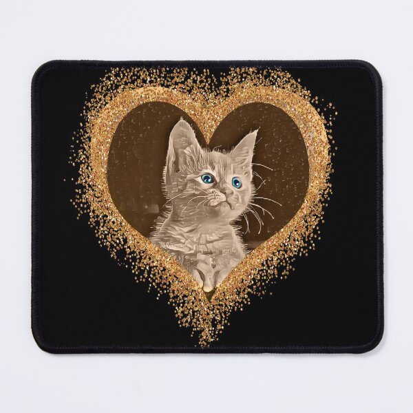 Item preview, Cat in heart of gold designed and sold by Astralia.