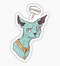 lying? Sticker