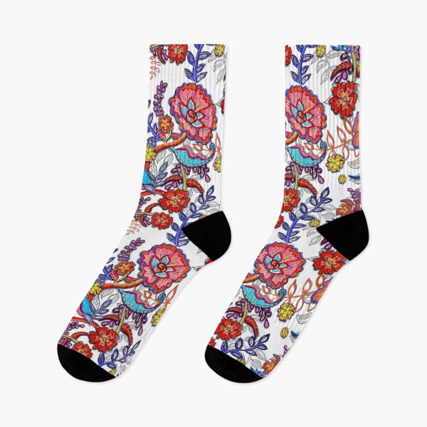 Item preview, Batik inspired flower pattern designed and sold by Mikhayla Rae.
