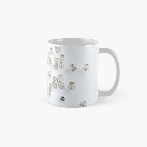 Clear and silver beads Classic Mug