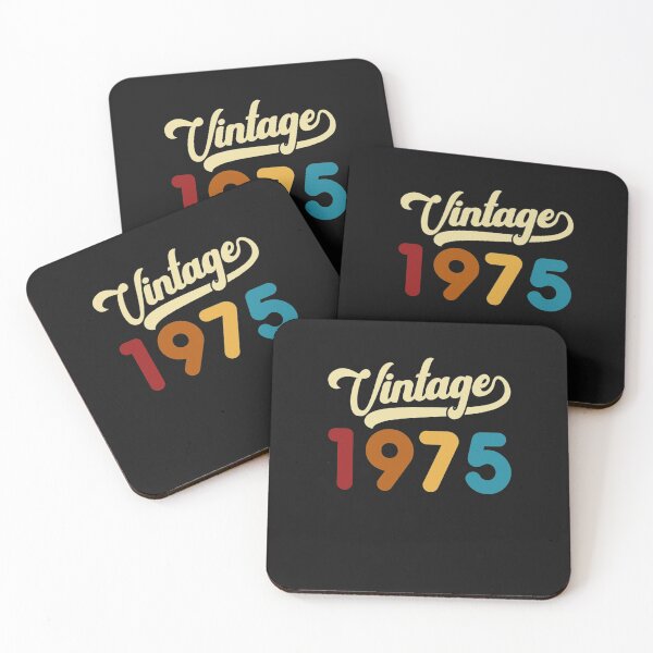 Item preview, 1975 Vintage Gift 45th Birthday Retro Style T-Shirt  designed and sold by ChristineRobins.