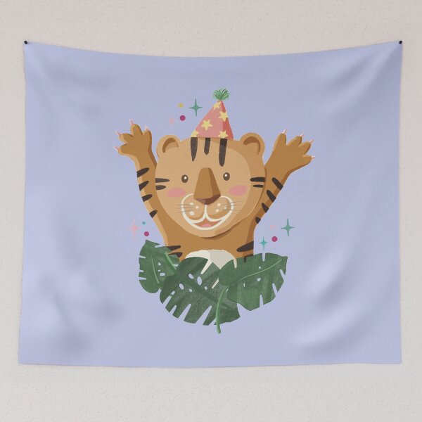 Item preview, Chinese Zodiac Tiger New Year Wishes designed and sold by Yunipop.