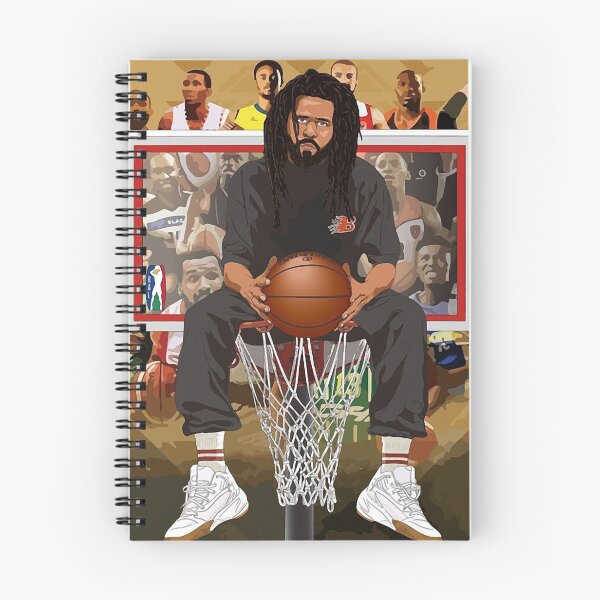 Item preview, Rapper Cole Basketball Art designed and sold by NilsaUS.