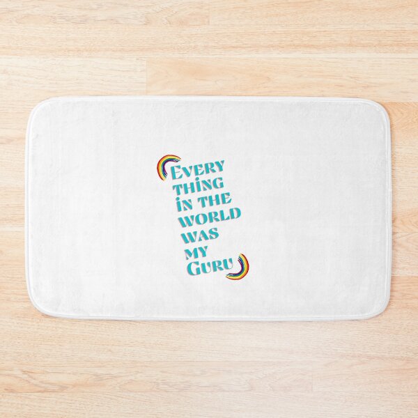 Item preview, “Everything in the world was my Guru.” designed and sold by storeAN.