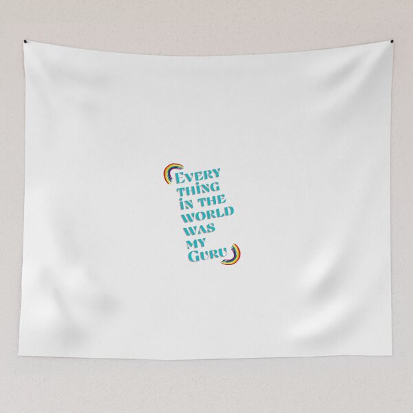 Item preview, “Everything in the world was my Guru.” designed and sold by storeAN.