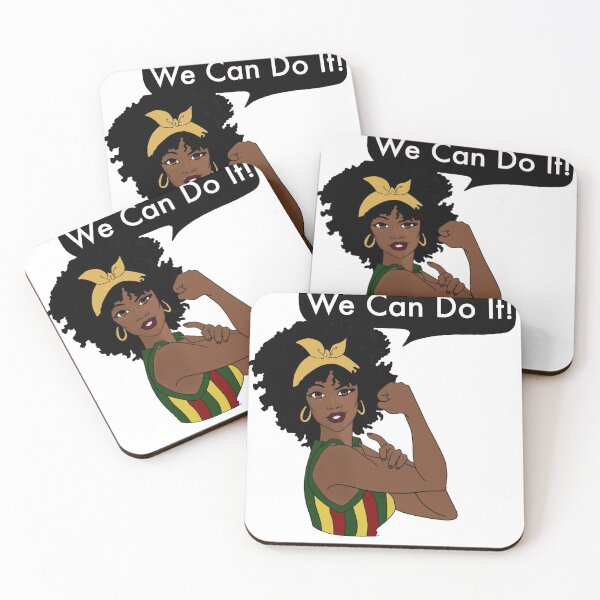 Item preview, You can do it, Strong black woman design, We can do it T-shirt. designed and sold by JustManu.