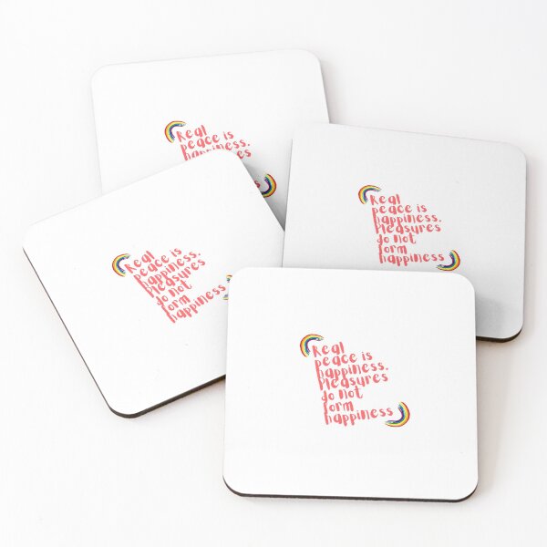 Item preview, “Real peace is happiness. Pleasures do not form happiness.” designed and sold by storeAN.