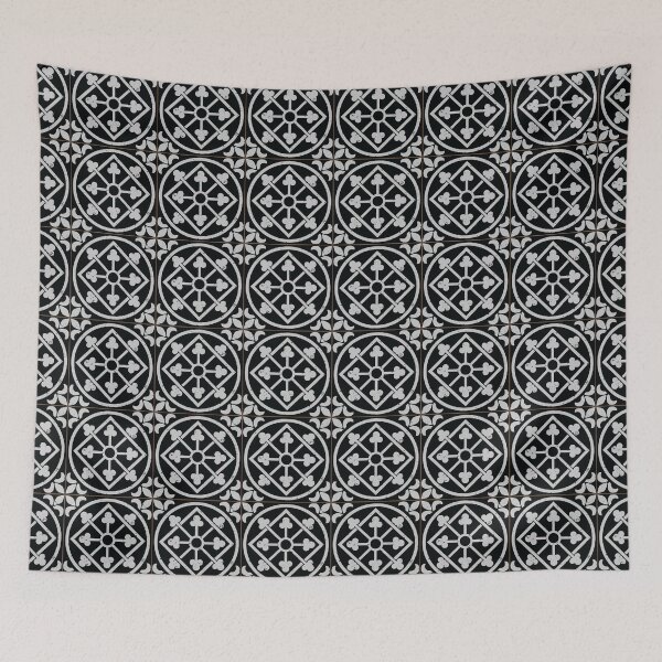 Item preview, Vintage black and white tiles designed and sold by arkantus.