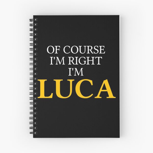 Item preview, Of course I'm right I'm Luca	 designed and sold by mugify.