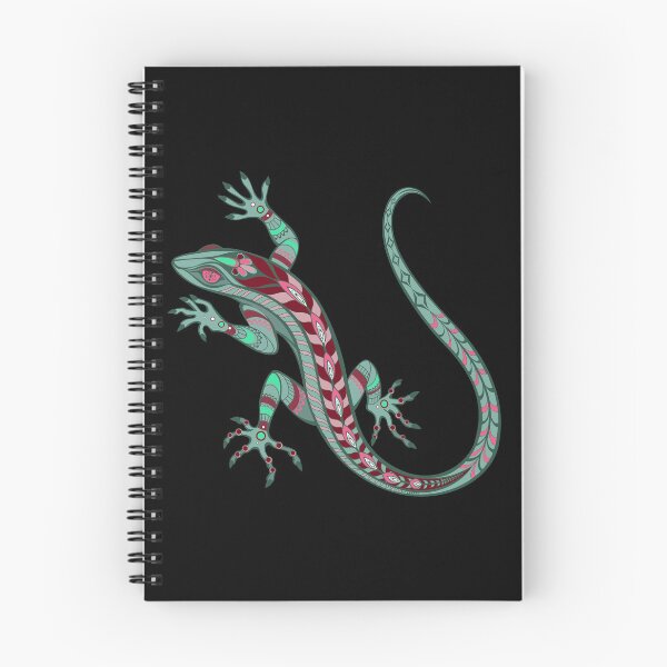 Item preview, Colorful Stylized Lizard Tribal Tattoo Art For Lizard Lovers  designed and sold by Bad Kitty Designz.