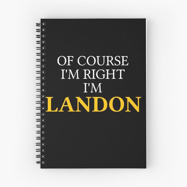 Item preview, Of course I'm right I'm Landon	 designed and sold by mugify.