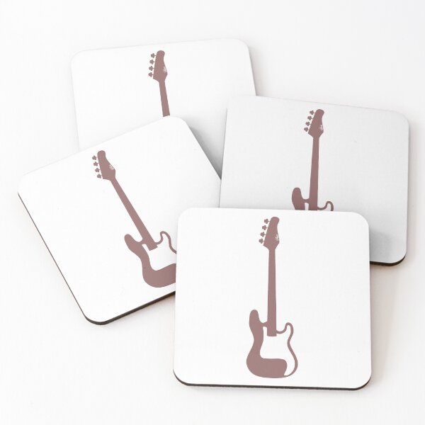 Item preview, Electric Bass Silhouette - Old Rose Color designed and sold by Rei-illustrates.