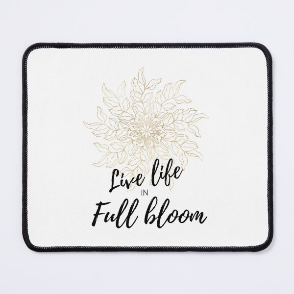 Item preview, Live life in full bloom flower graphic designed and sold by CameltStudio.