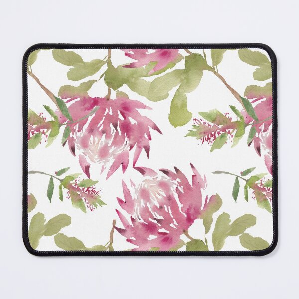 Item preview, Watercolour King Protea Illustration Pattern designed and sold by nananstudio.